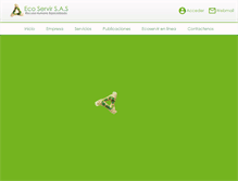 Tablet Screenshot of ecoservir.com